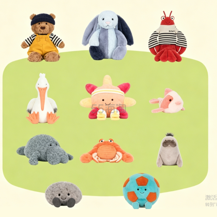 Selfridges：Jellycat 2026夏季新品上线！入凡禧锦鲤、拉里龙虾水手装等