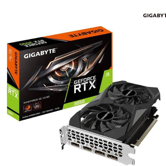 GIGABYTE WINDFORCE GeForce RTX 3050 6GB GDDR6 PCI Express 4.0 x8 ATX 显卡