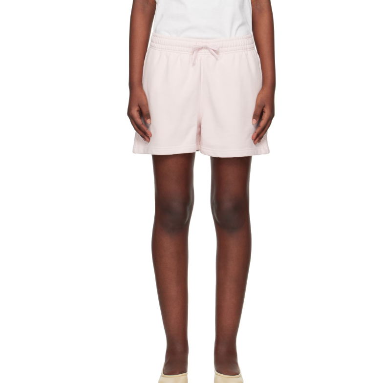 Maison Kitsuné 粉色 Baby Fox Patch Regular Jog 短裤