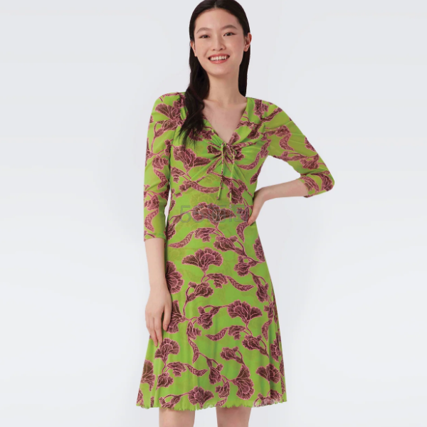 DVF Merlot 连衣裙