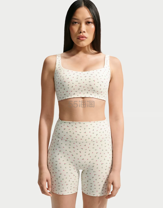 NikeSKIMS 女式印花美背文胸