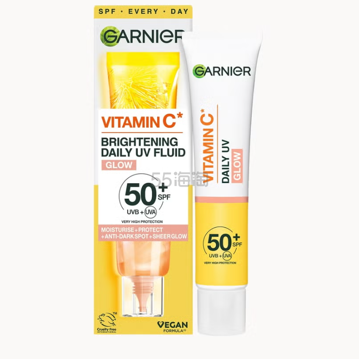 Garnier 卡尼尔维C亮白防晒乳液SPF 50+ 40ml