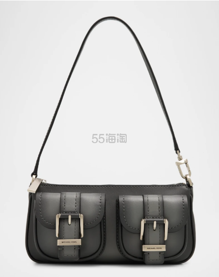 MICHAEL Michael Kors Zoe 小号做旧皮革单肩手拿包