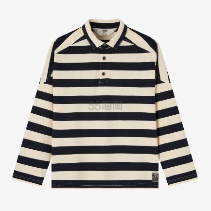 A.P.C. x Brain Dead 条纹Polo衫