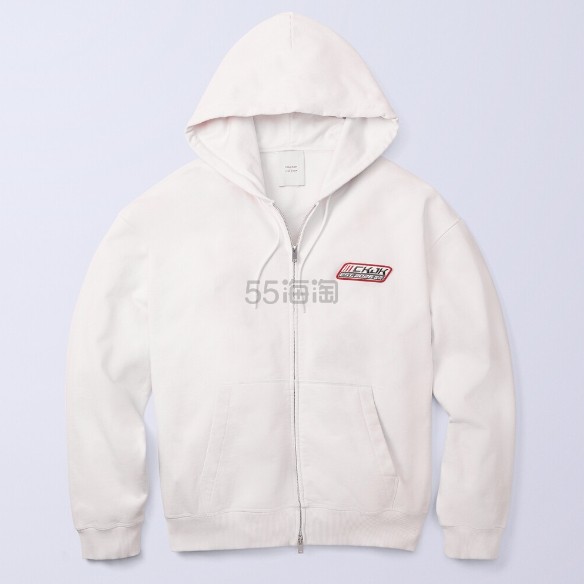 S码有货！Clavin Klein x Jung Kook 白色连帽外套