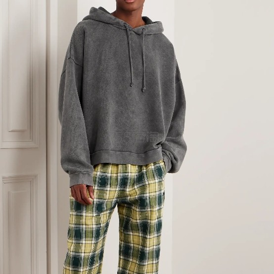 ACNE STUDIOS Fester H 灰色连帽卫衣