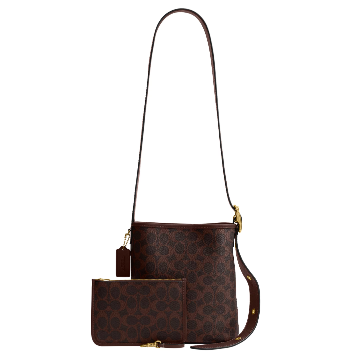 COACH 蔻驰 Bleecker 21 老花水桶包