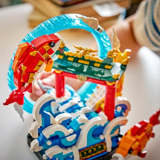 预告！Lego 东方系列 80120 鲤鱼跃龙门