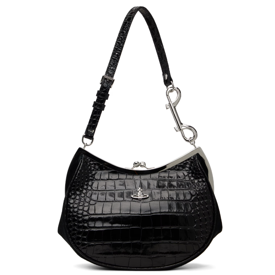 Vivienne Westwood 黑色 Frame 单肩包