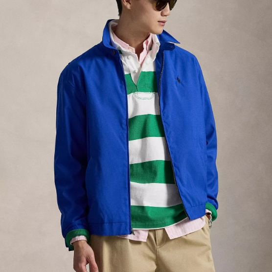 码全！Polo Ralph Lauren 拉夫劳伦深蓝色防风夹克