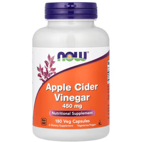 NOW Foods 苹果醋450 毫克180 粒素食胶囊