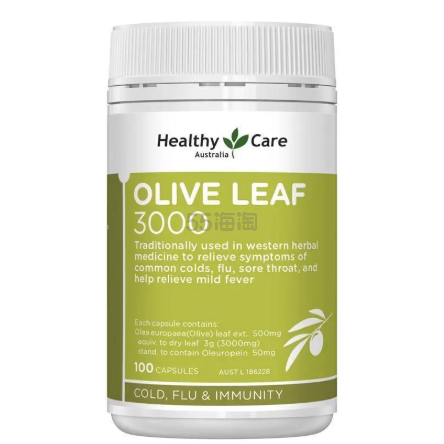 Healthy Care 橄榄叶提取物 3000mg 100粒