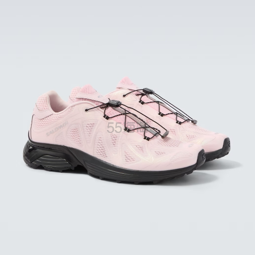 上新 Jisoo同款!Salomon 萨洛蒙 XT-Whisper Void 粉色网眼运动鞋