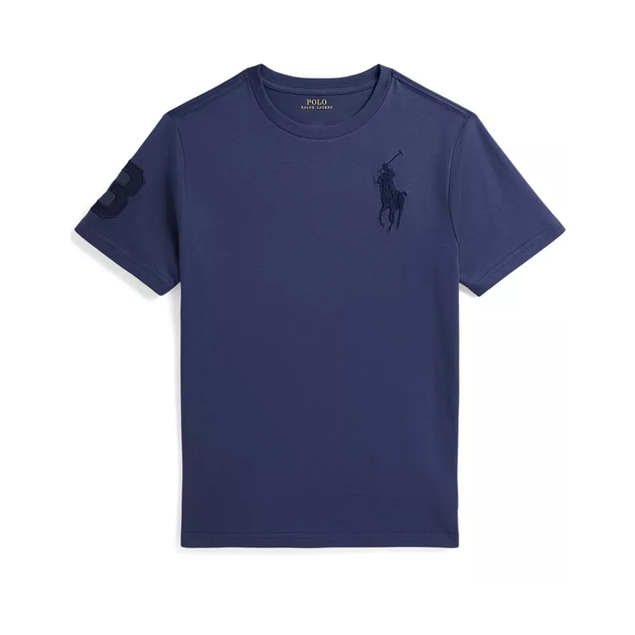 POLO RALPH LAUREN 拉夫劳伦大童款 Big Pony 藏蓝色T恤