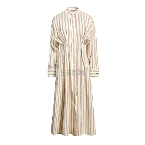 MAX MARA 条纹迷笛连衣裙
