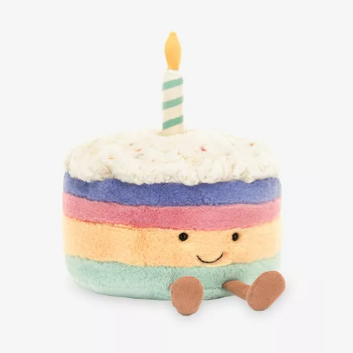 Jellycat 彩虹生日蛋糕