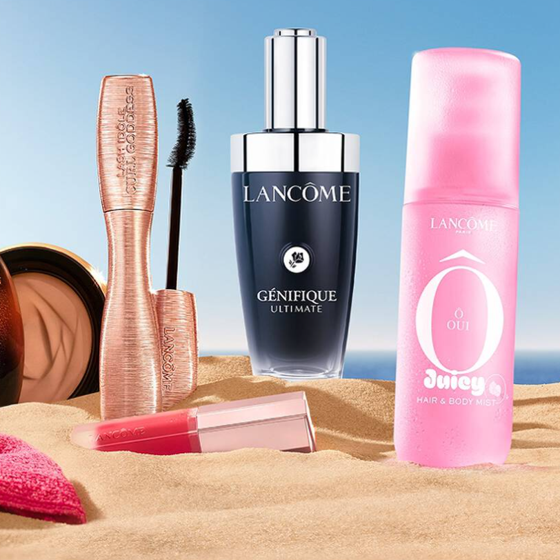 Lancome 兰蔻美网：夏日大促！ 入小黑瓶精华、小白管防晒、塑颜精华等