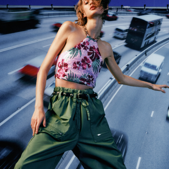 THE OUTNET 港站：Maje 法式优雅时尚专场！刺绣棉质迷你半身裙HK$1174