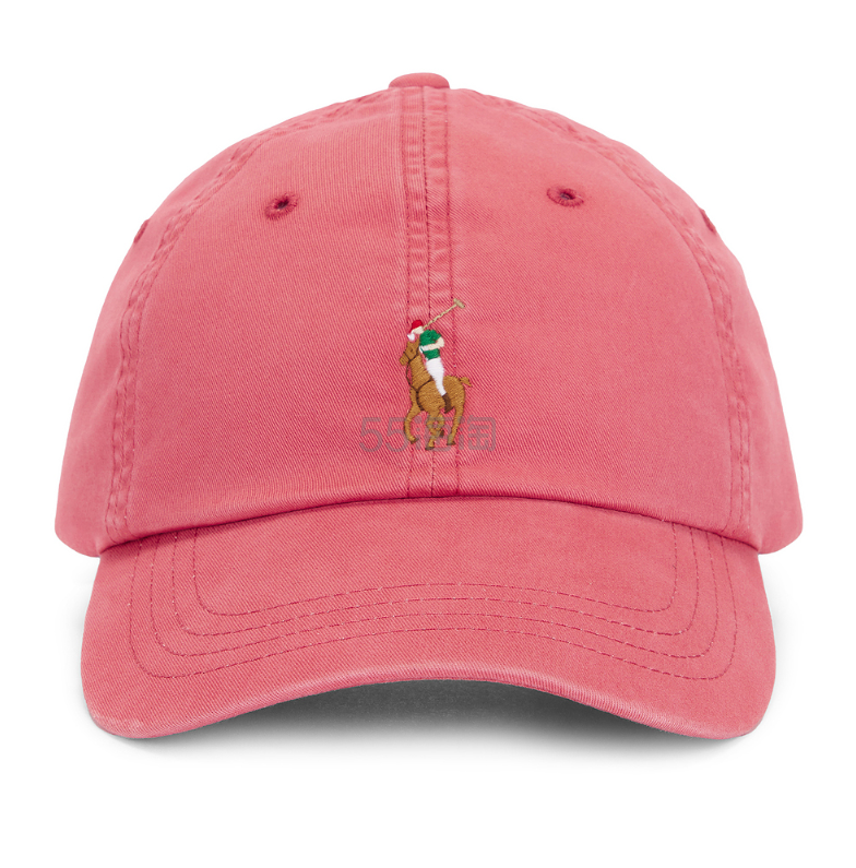 Polo Ralph Lauren 豆沙粉小马标休闲鸭舌帽