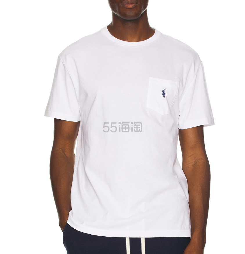 Polo Ralph Lauren 白口袋小马标圆领短袖男