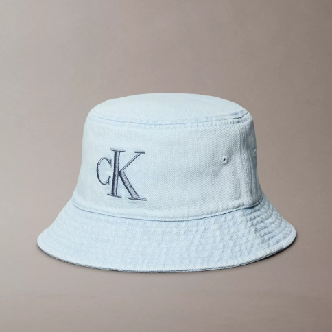 满$100享额外8折！Calvin Klein 水洗浅色牛仔渔夫帽