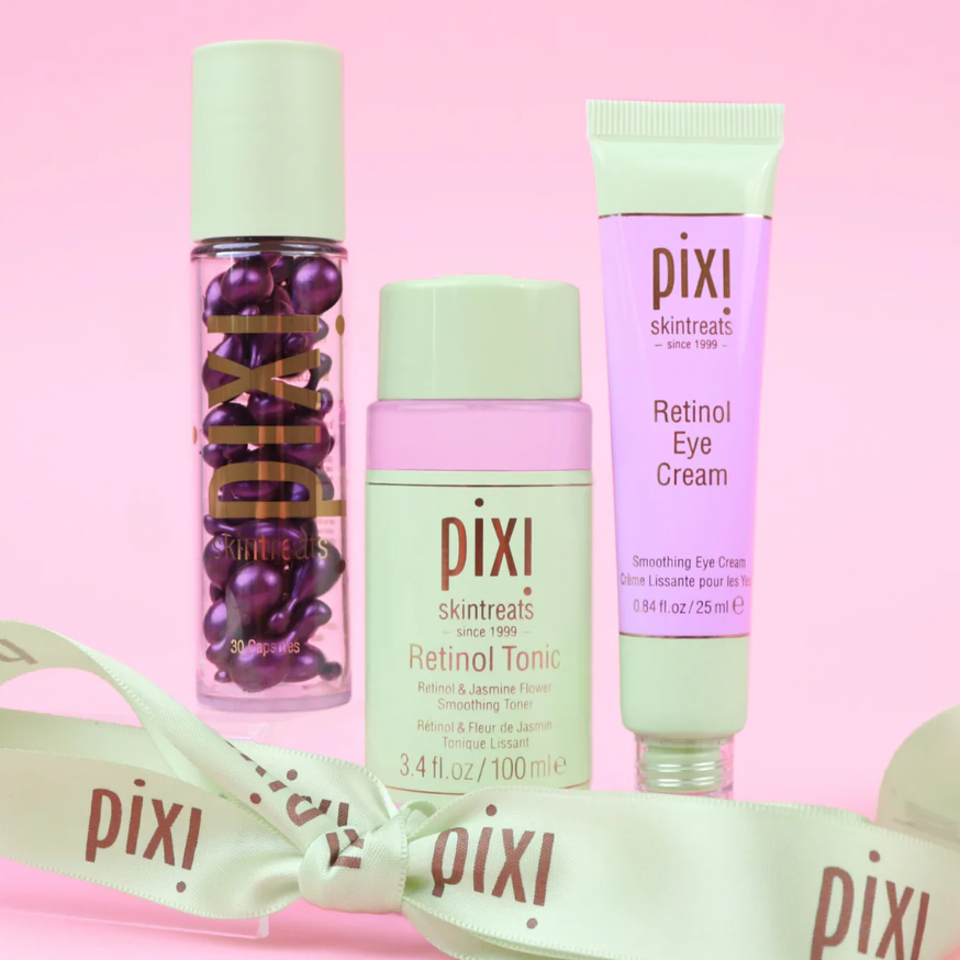 Pixi Beauty：精选美肤礼盒直降！眼膜3件套$58