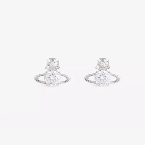 Vivienne Westwood 西太后 Reina 白色水晶土星项链