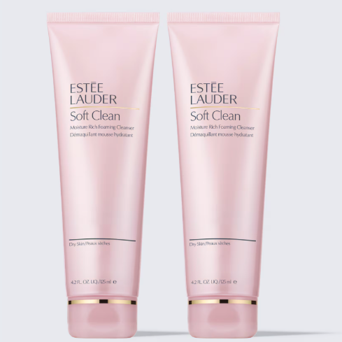 霸哥价！Estee Lauder 雅诗兰黛柔洁洁面双效套装