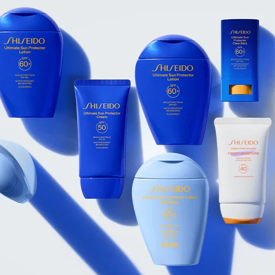 Shiseido：精选护肤热卖！蓝胖子防晒$36