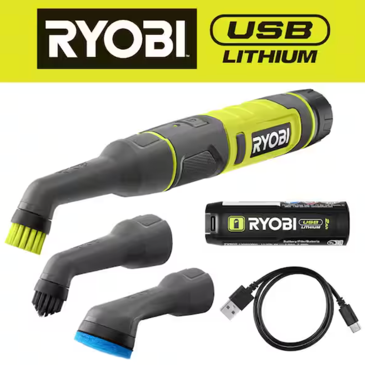 RYOBI细节清洁刷套装
