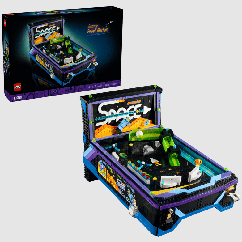 预告！LEGO 美网： ICONS系列 11374 太空弹珠机 定价$229.99