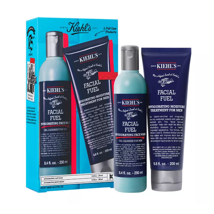 满$75赠5件套！Kiehl's 科颜氏男士乳液洁面2件套
