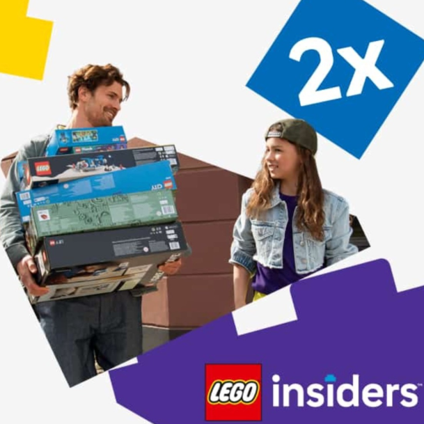 LEGO：乐高热卖！双倍积分+满赠礼包