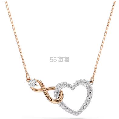 Swarovski 施华洛世奇 无限与爱心项链