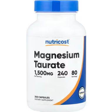 Nutricost, 牛磺酸镁，1500 毫克，240 粒胶囊（每粒胶囊 500 毫克）