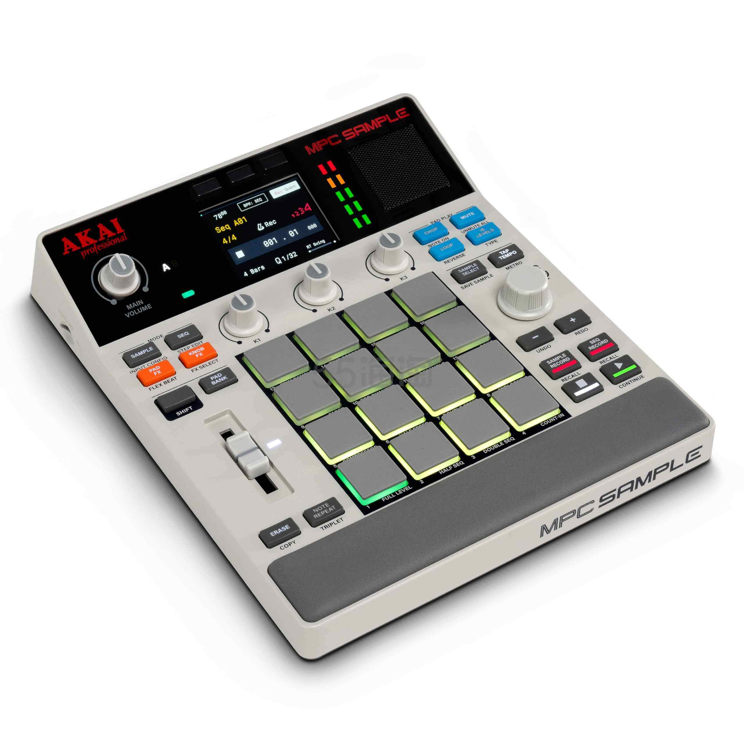 【含税直邮】Akai 专业 MPC 样品独立便携式采样器、顺序器和效果处理器,带可充电电池