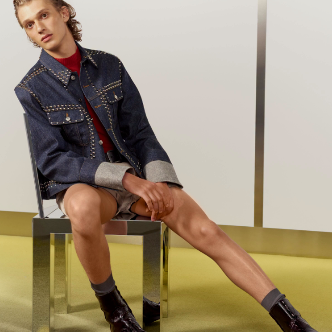 SSENSE 港站：Acne Studios 时尚专场！入魔术贴小白鞋、牛仔裤、围巾