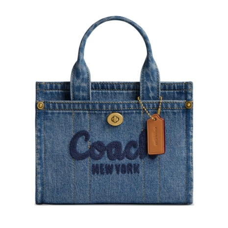 热卖！Coach 蔻驰 Cargo 20 迷你牛仔托特包