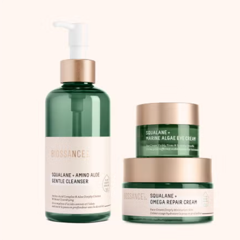 Biossance 清洁+焕新护肤3件套