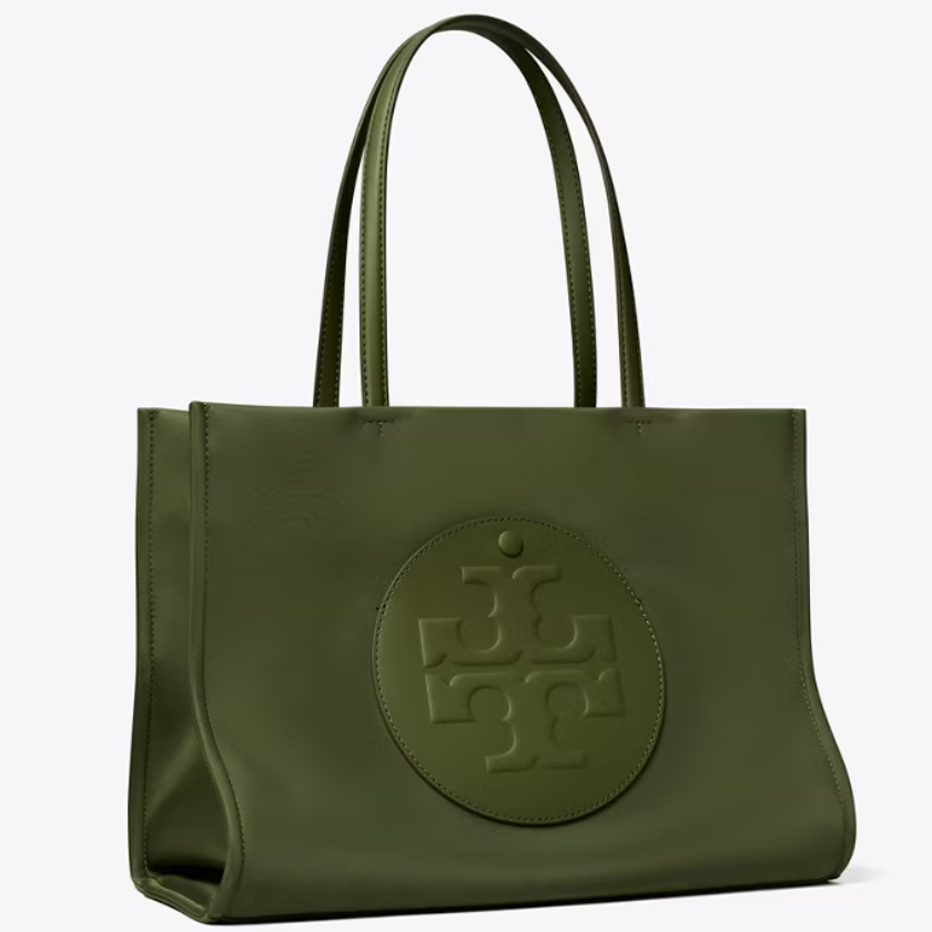 Tory Burch 汤丽柏琦 Ella 小号托特包 橄榄绿