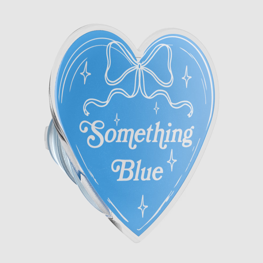 PopSockets 婚礼系列 Heart Something Blue 心形手机支架顶盖