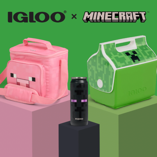 Igloo Coolers：Igloo X Minecraft 联名系列低至6折