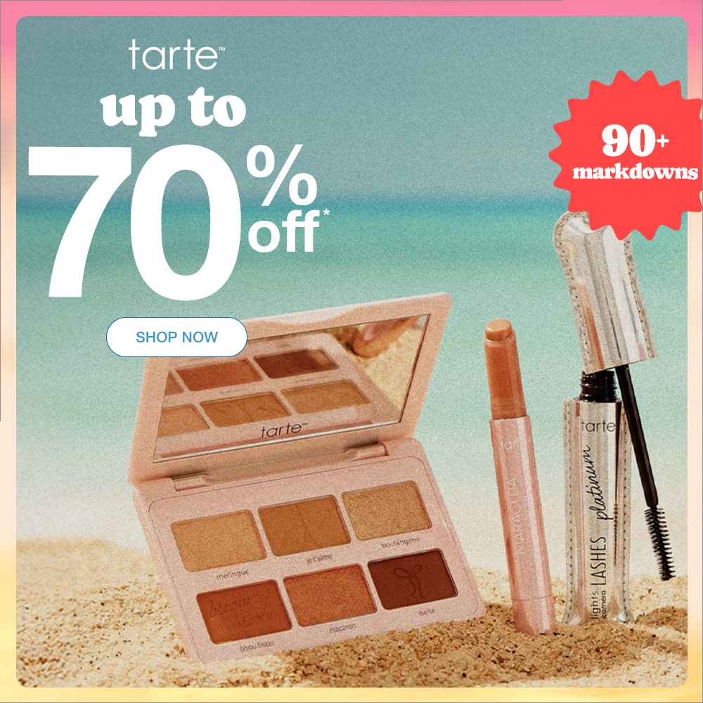 Tarte Cosmetics：独立日大促！热门唇釉等低至$5