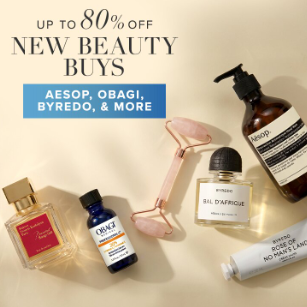 Rue La La：美妆折扣区上新 Aesop、Byredo 等