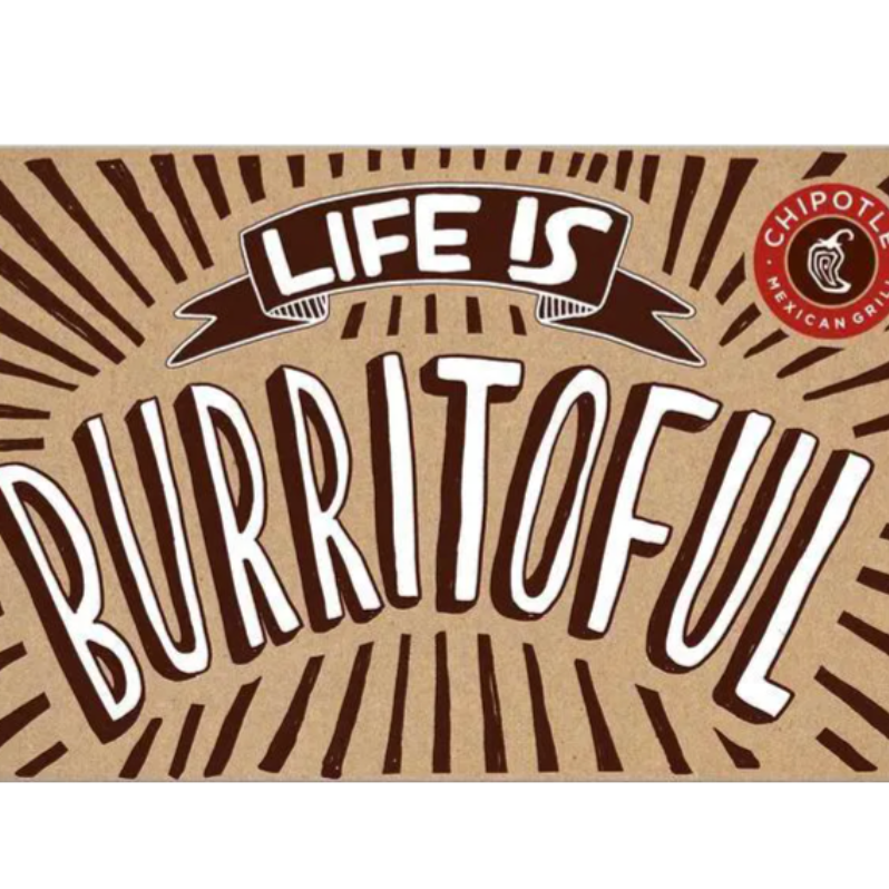 Chipotle 电子礼品卡特惠