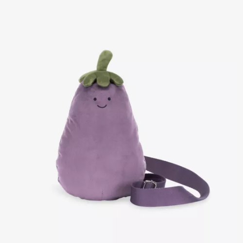 Jellycat 茄子斜挎包