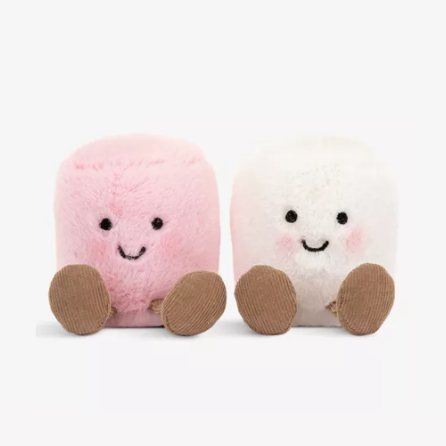 Jellycat 粉白棉花糖