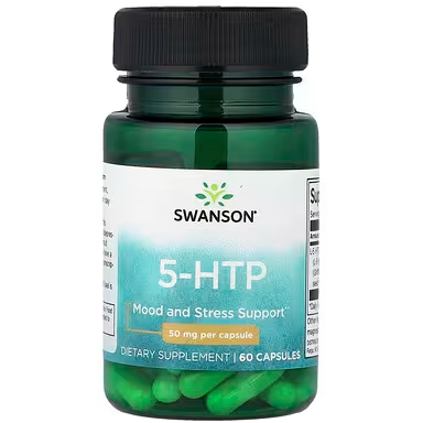 Swanson Vitamins 5-HTP 50 毫克 60 粒胶囊