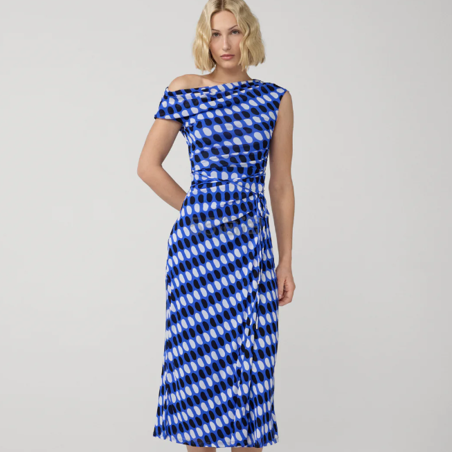 DVF Wittrock 斜肩连衣裙
