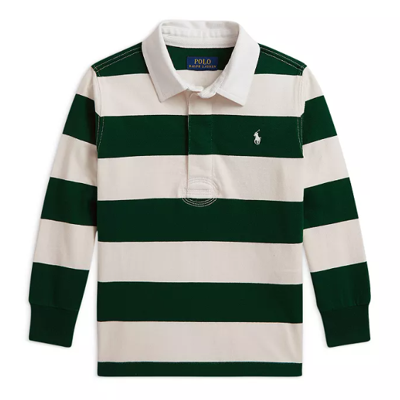 凑单返礼卡！Polo Ralph Lauren 拉夫劳伦大童款Polo条纹短袖